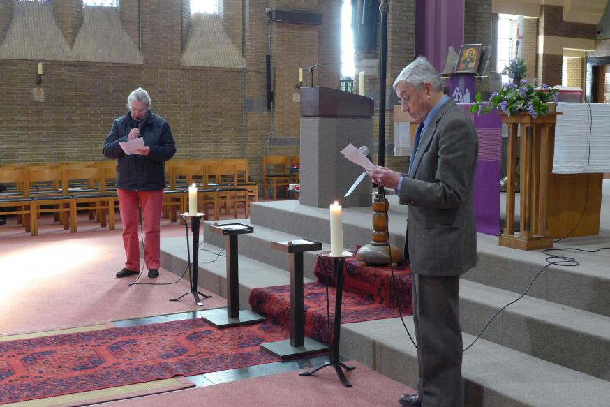 ASWOENSDAG OP ONZE PAROCHIE IN STILTE TERUGKEREN © © Miet Lissens