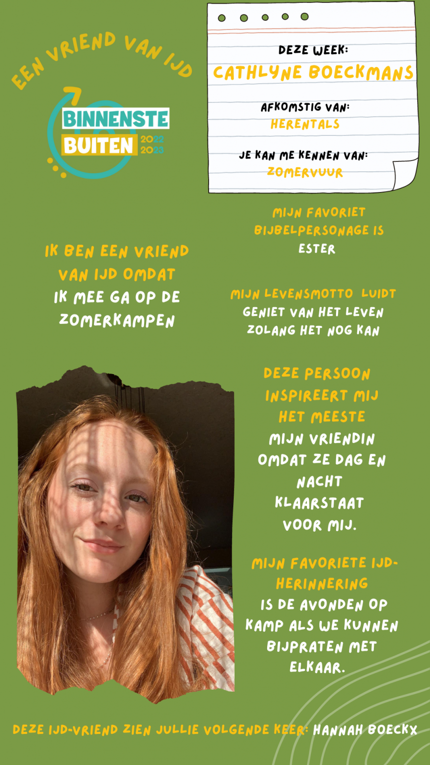 Cathlyne Boeckmans © IJD