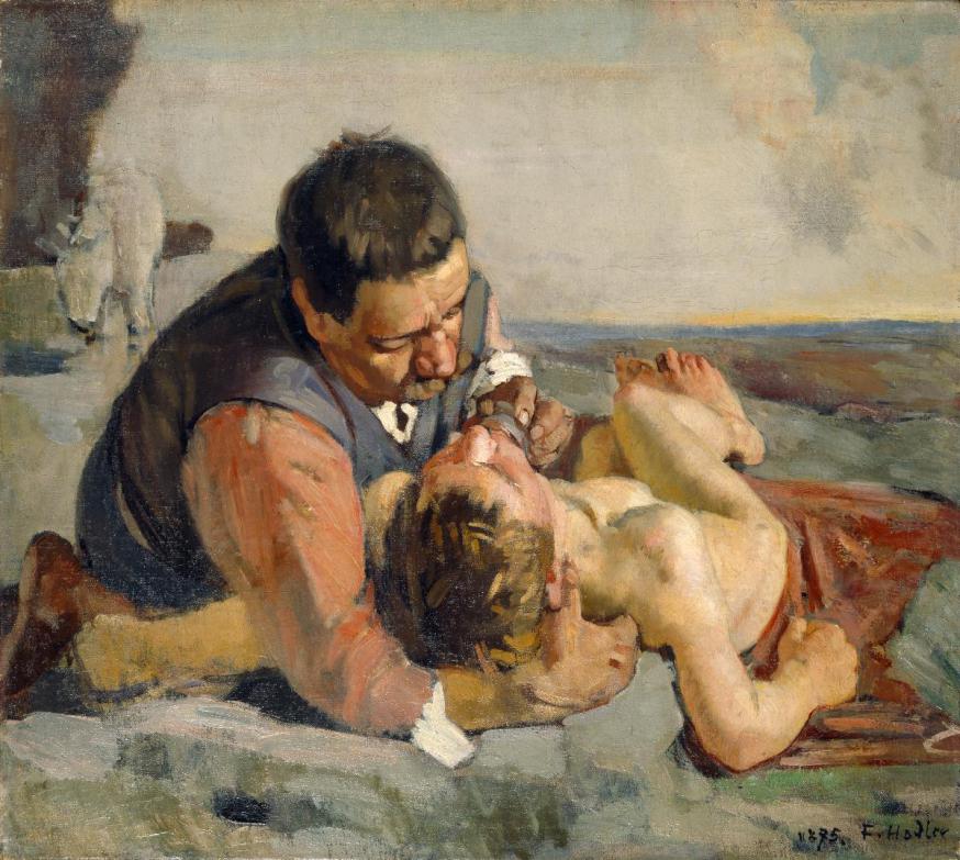 De barmhartige Samaritaan van Ferdinand Hodler. © Kunsthaus Zürich, the Gottfried Keller Foundation, Federal Office of Culture, Berne, 1920