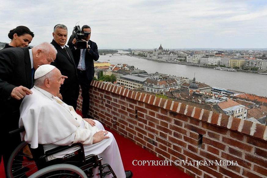 Paus Franciscus in Boedapest © Vatican Media