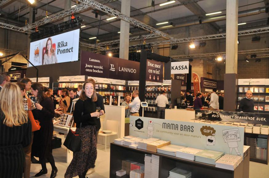 De boekenbeurs in Antwerpen © Philippe Keulemans