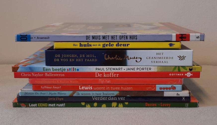 Kinderboeken over de thema's huis en thuis © IDGP vzw