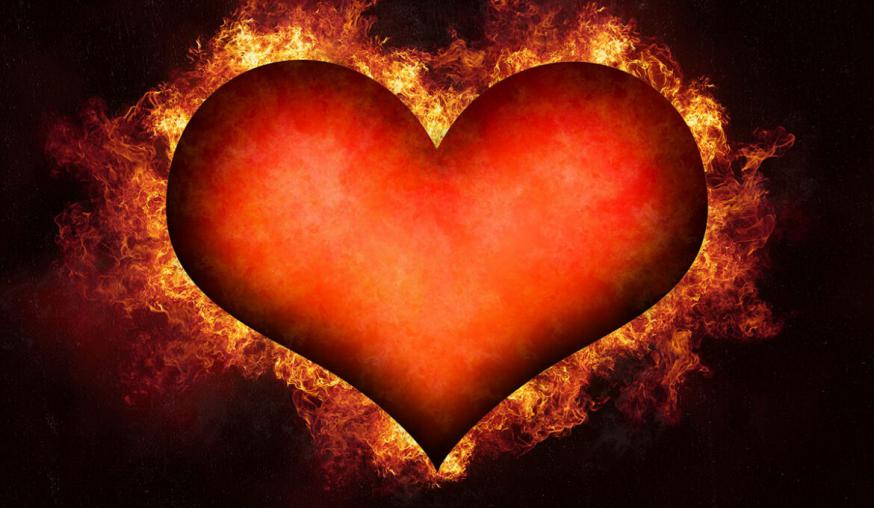 Brandend hart © -
