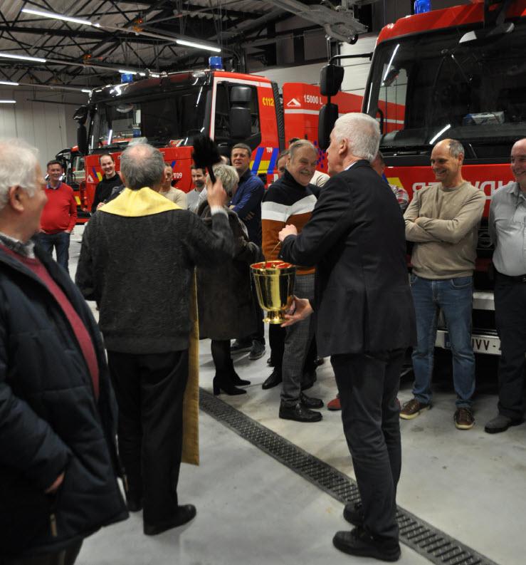 Zegen voor nieuwe brandweerkazerne 
