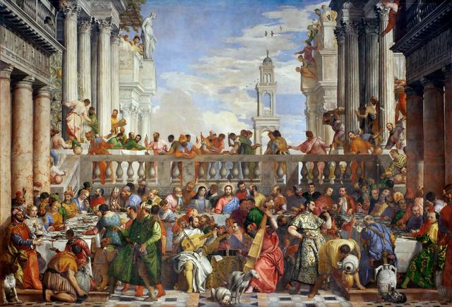 Bruiloft te Kana (1562/1563) door Paolo Caliari Veronese (1528-1588) © Wikimedia Commons