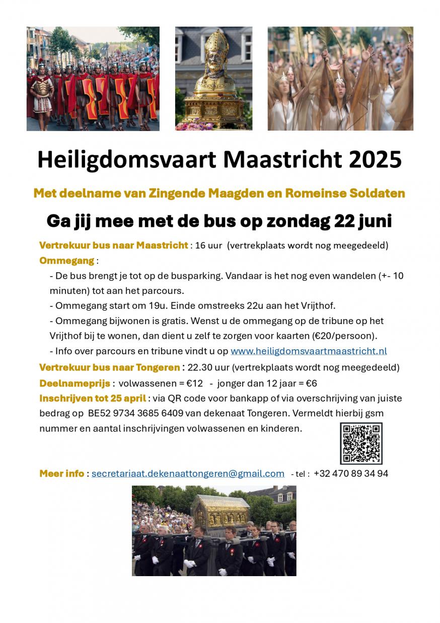 Heiligdomsvaart Maastricht © dekenaat Tongeren