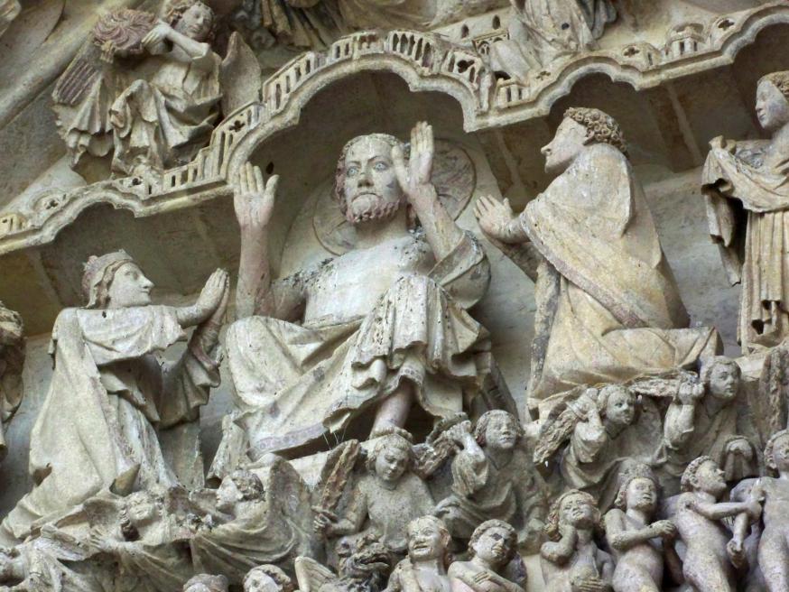 ‘Christus op de rechterstoel’, kathedraal van Amiens 