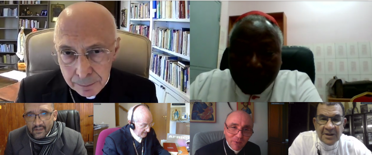 Online overleg van Europese en Afrikaanse bisschoppen © CCEE/SIR