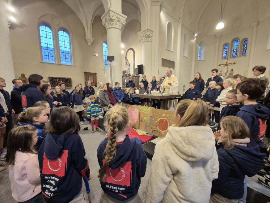 Christus Koning vieren in de Sint-Katharinakerk 2025 © Mieke Dupont