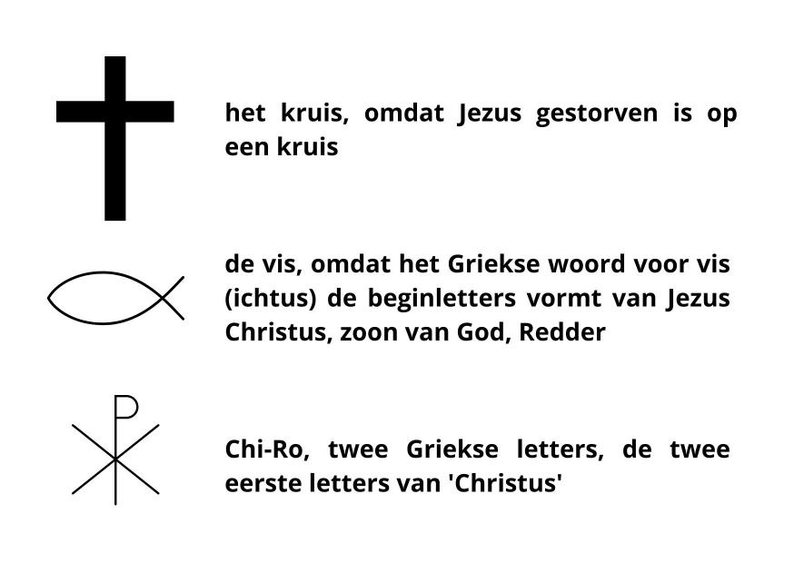 Christelijke tekens © IDGP, met illustraties van Canva