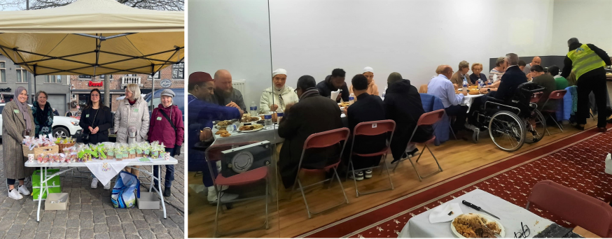 De pastorale eenheid H. Apostelen hield een solidariteitsactie en nam deel aan een iftar © G. Van Coillie