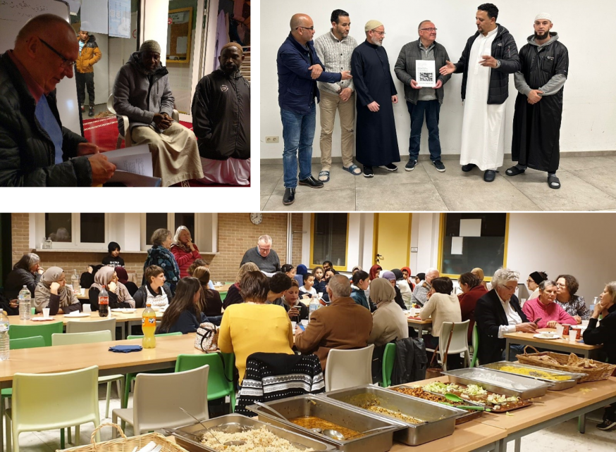 In Turnhout vond een dialoogavond plaats, een iftar en werden wensen bij het einde van de ramadan bezorgd © D. Pagliaro, D. Godecharle