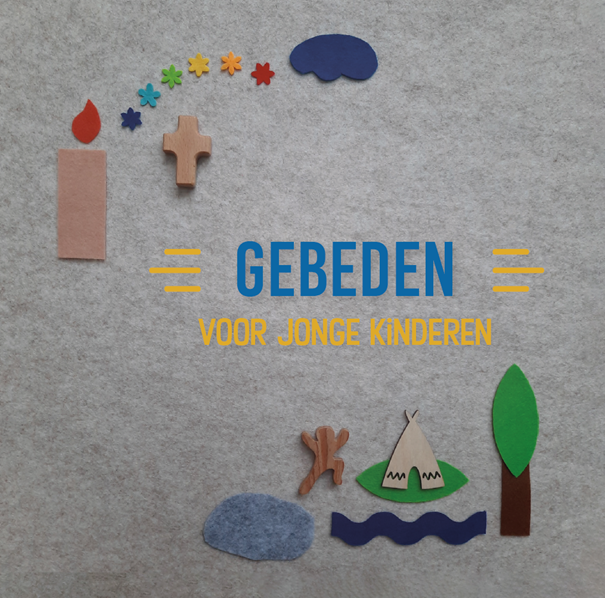 Cover van het gebedenboekje voor jonge kinderen © Otheo/vicariaat Vlaams-Brabant & Mechelen, met afbeelding van IDGP vzw