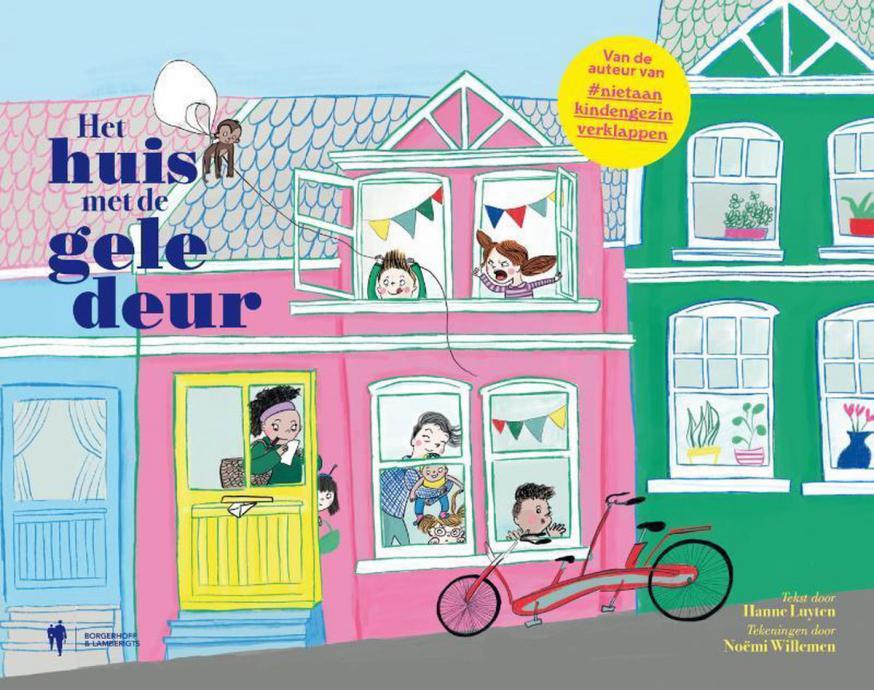 Cover van 'Het huis met de gele deur' © Borgerhoff & Lamberigts uitgeverij