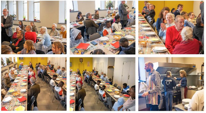 In Borgerhout werd culinair solidair samen beleefd © Kerk&Leven ed Borgerhout 19 maart 2023 - R. Theuns