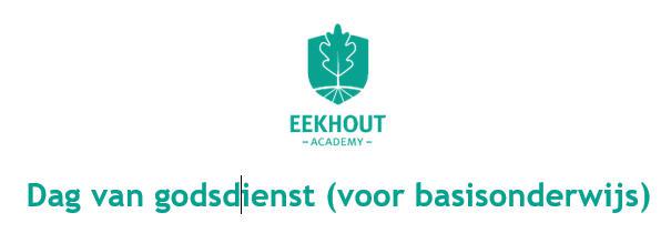 dag van godsdienst Eekhout 