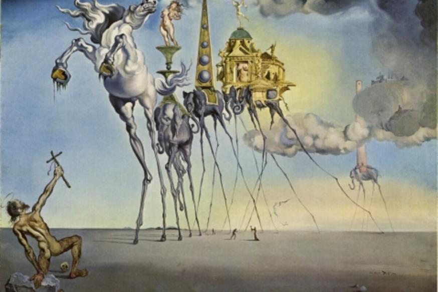 Dali, Salvadore_Verzoeking van de heilige Antonius © Salvadore Dali - Museum Schone Kunsten, Brussel (België)