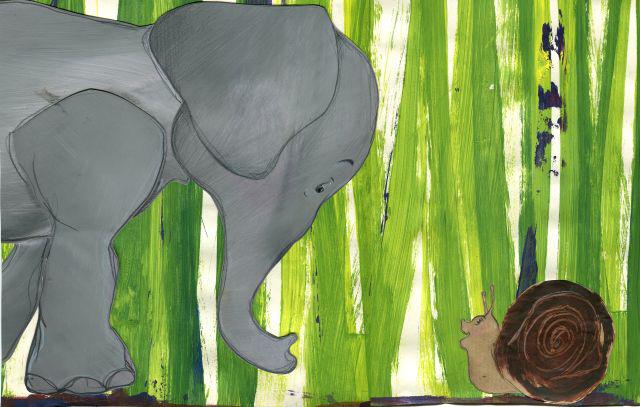 de olifant en de slak Tellegen © Toon Tellegen