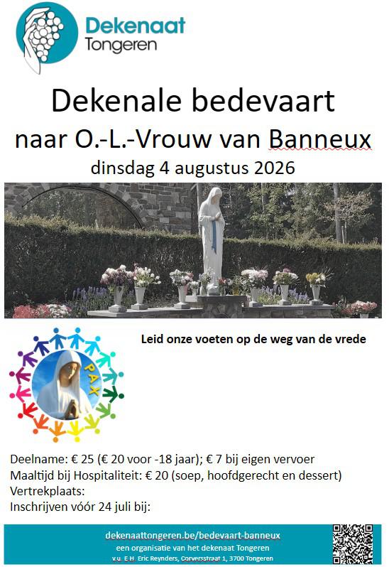 dekenale bedevaart Banneux © dekenaat Tongeren