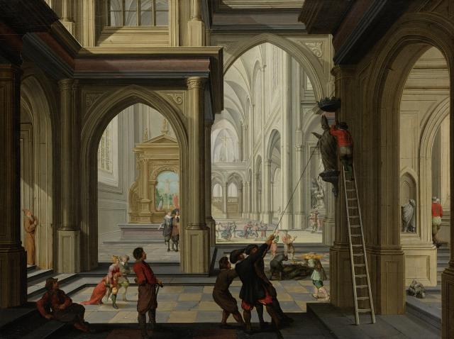 Dirck Van Delen, Beeldenstorm, 1630. © RR Dirck Van Delen, Beeldenstorm, 1630. © RR