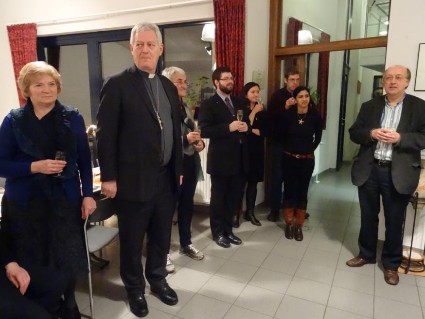 Ontmoeting met bisschop Leon Lemmens in het Sint-Kwintenshuis © Pastorale zone Leuven aan de Dijle