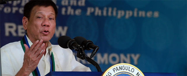 President Rodrigo Duterte. Bron: WikiCommons.