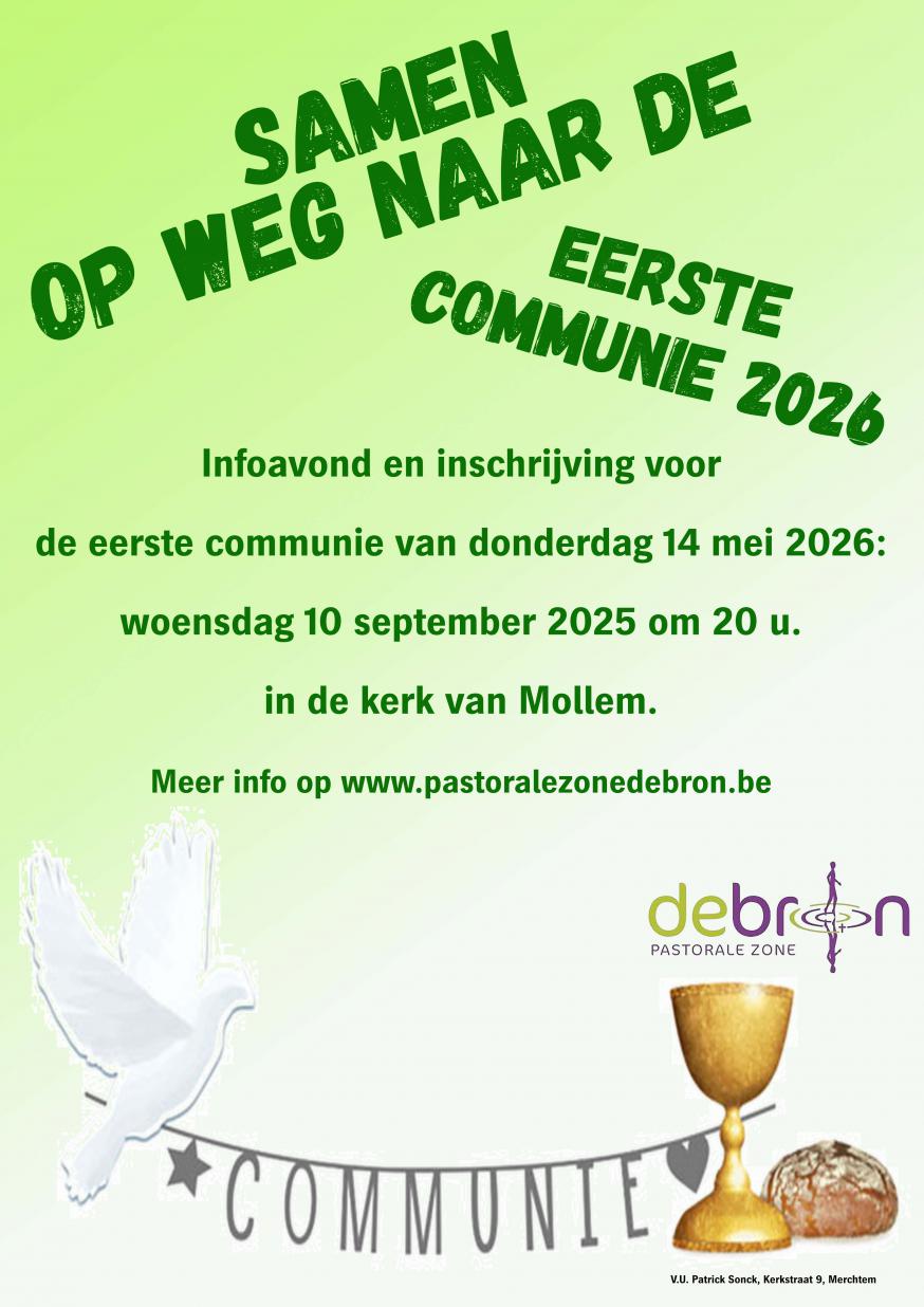 Eerste communie 2026 