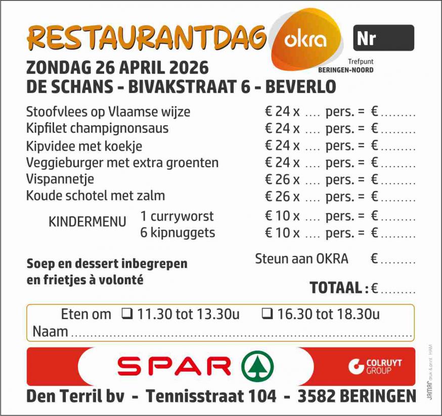 tgv Okra Beringen-Noord 