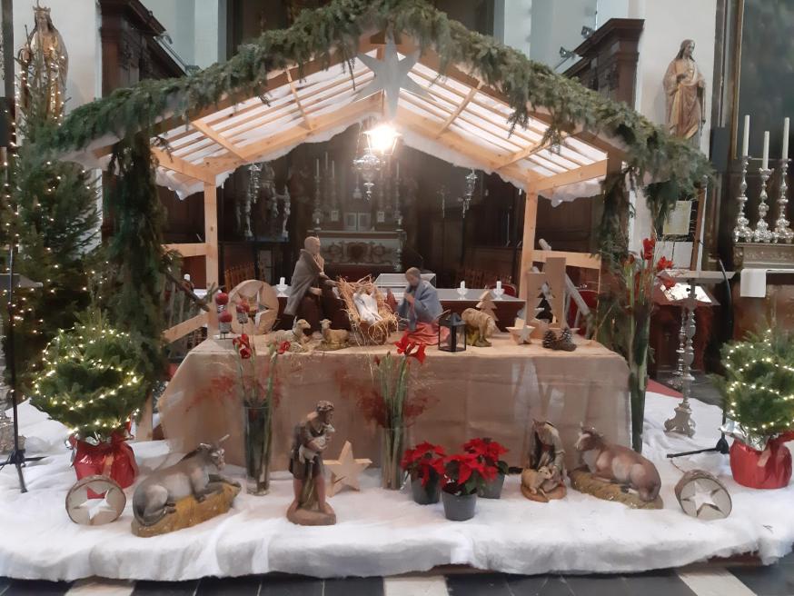 Kerststal Mollem 