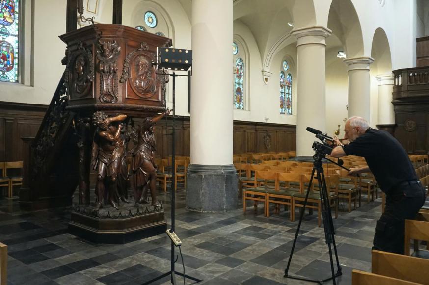 Preekstoel in de kerk van Lichtaart © Onze-Lieve-Vrouw Lichtaart