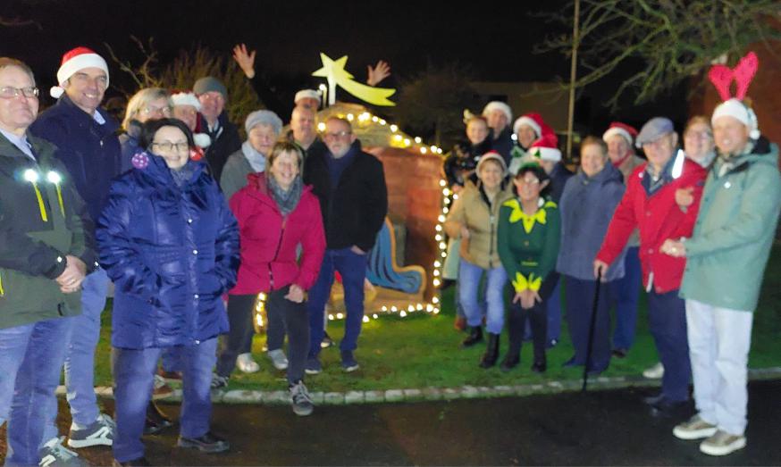 Opzetten Kerstdecor in de Wingense straten 