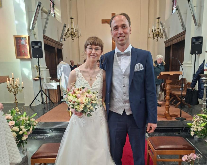 Zaterdag 14 maart 2026: Sarah Buysse en Dries Covemacker in de kerk van Wippelgam 