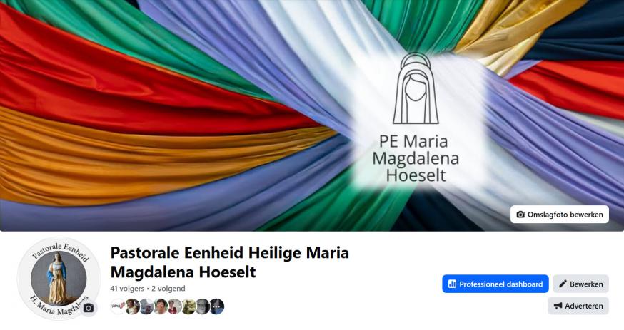 Facebookpagina PE HM Magdalena Hoeselt © E. Merckx