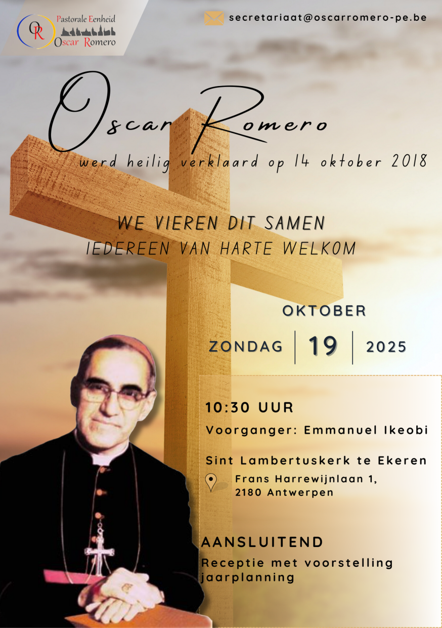 Feest Heiligverklaring Oscar Romero © PE Oscar Romero