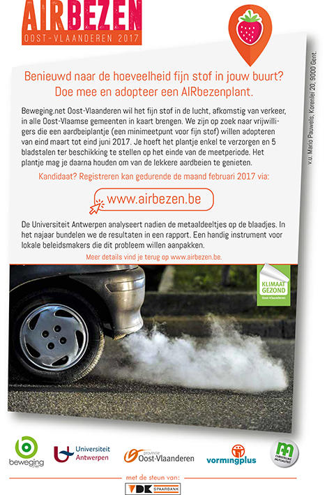 Flyer AIRbezenproject © beweging.net Oost-Vlaanderen
