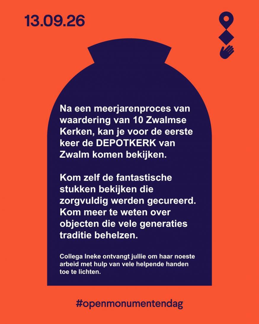 Open Monumentendag 2026 - depotkerk 