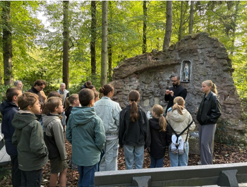 Samenkomst vormelingen Lutselus en Rooierheide 