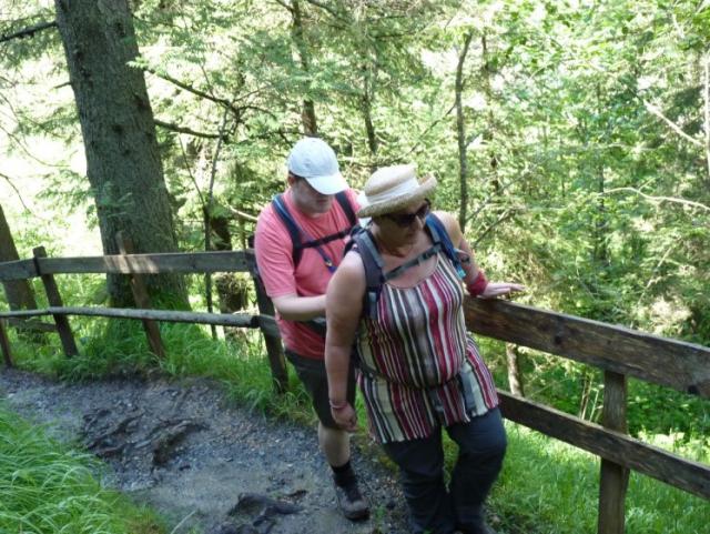 Het Alpenkamp met blinden en slechtzienden 