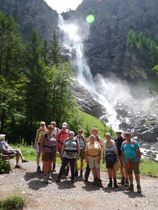 Het Alpenkamp met blinden en slechtzienden 