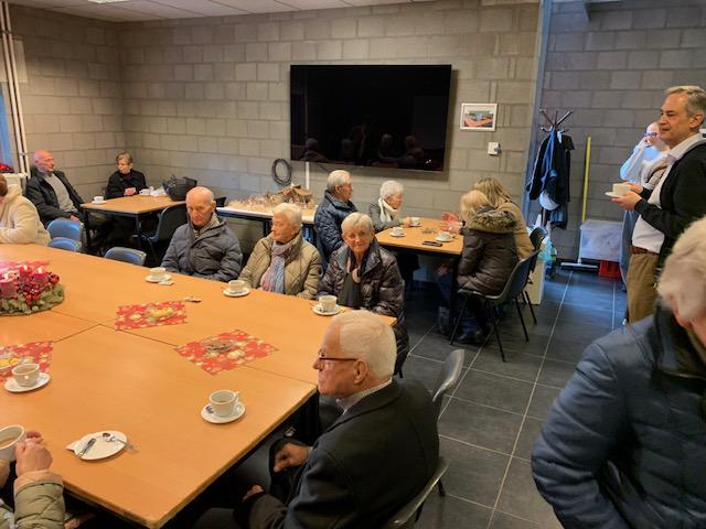 Rooierheide koffiemoment na de Eucharistie op zondag 
