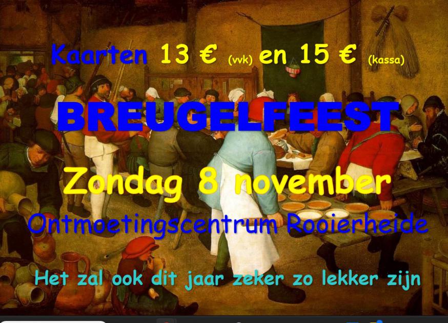 Breugelfeest georganiseerd in OCR 