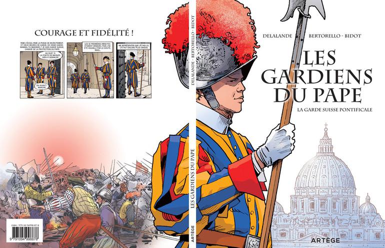 De cover van 'Les Gardiens du pape, la Garde suisse pontificale’ © Editions Artège 