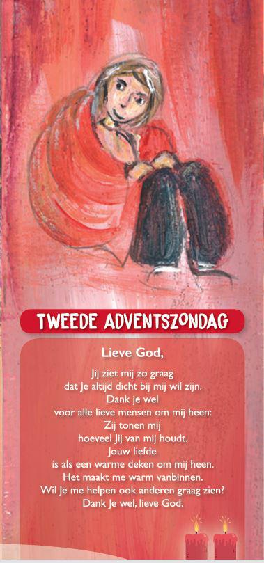 gebed tweede zondag advent kinderen © CCV Gent, ontwerp: Nathalie Praet
