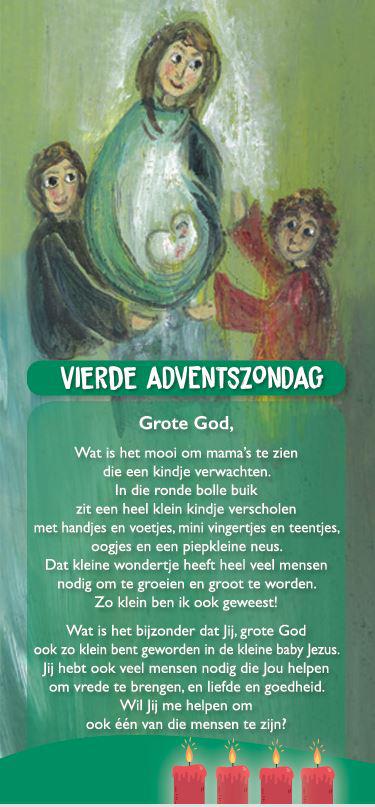 gebed vierde zondag advent kinderen © CCV Gent, ontwerp: Nathalie Praet