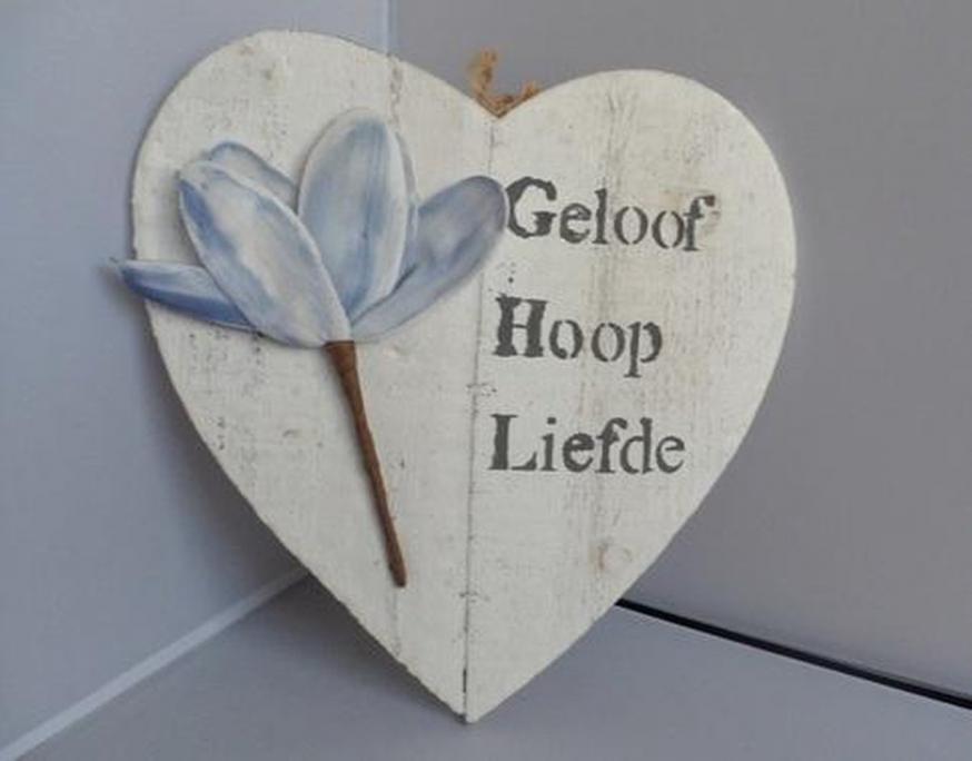 geloof in liefde en hoop  