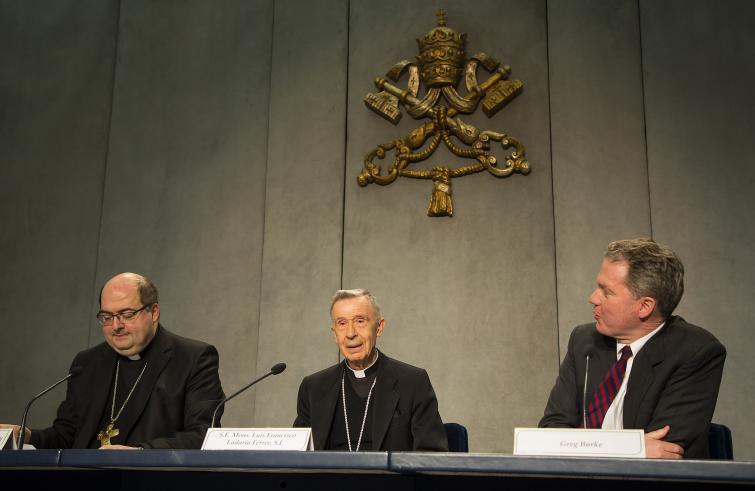 De voorstelling van Placuit Deo in Rome © SIR/Vatican Media