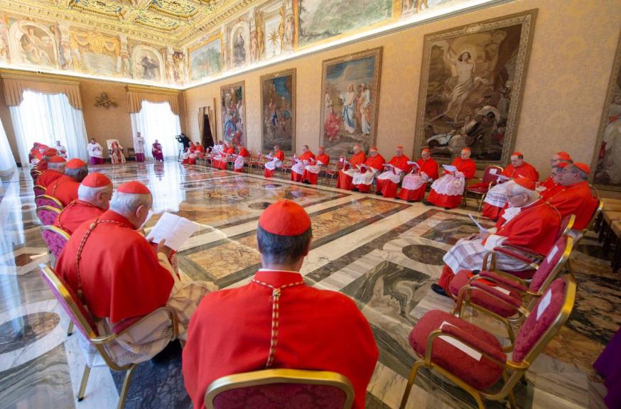 Gewoon openbaar consistorie © Vatican Media