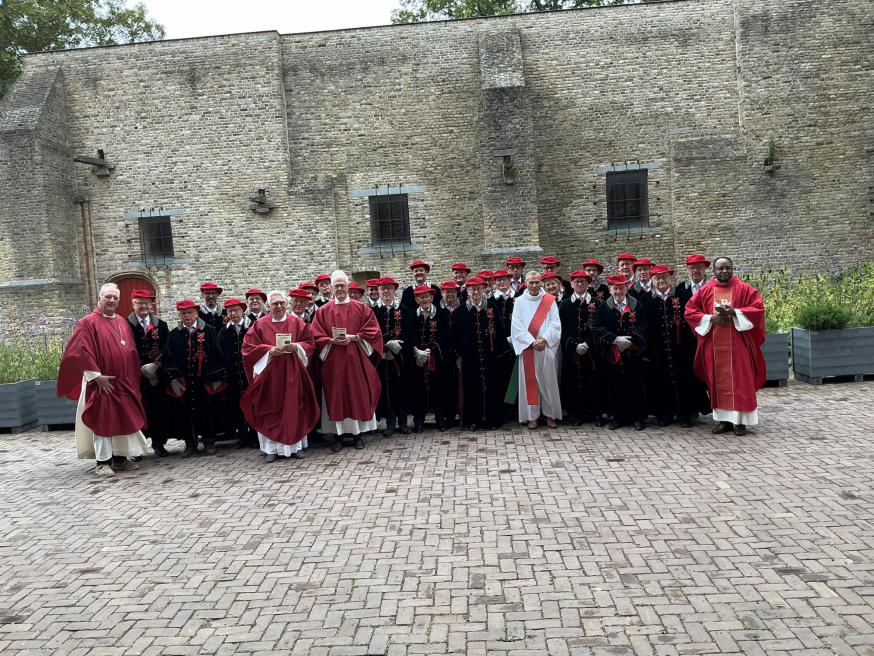 Groepsfoto na de eucharistieviering © PVC