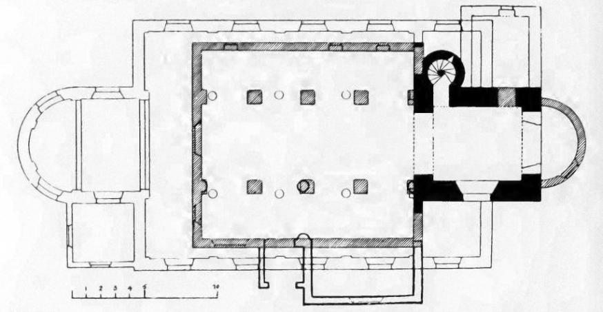 grondplan oude en nieuwe kerk Sterrebeek 