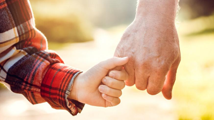 Grootouder-kleinkind 